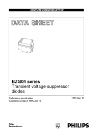 Datasheet BZG04-10 manufacturer Philips