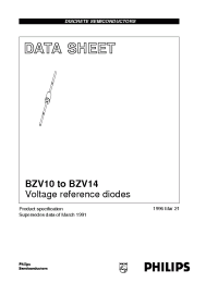 Datasheet BZV12 manufacturer Philips