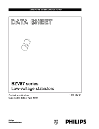 Datasheet BZV87-2V0 производства Philips