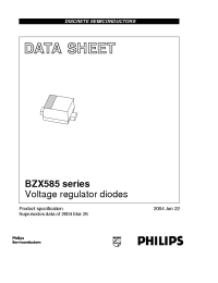 Datasheet BZX585-B13 manufacturer Philips