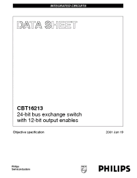 Datasheet CBT16213DGG производства Philips