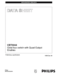 Datasheet CBT3244PWDH производства Philips