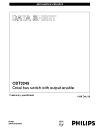 Datasheet CBT3245D производства Philips