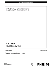 Datasheet CBT3306PW производства Philips