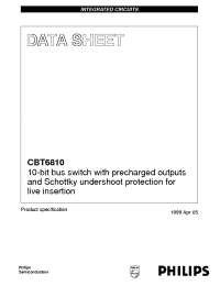 Datasheet CBT6810 производства Philips