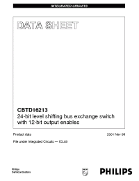 Datasheet CBTD16213DL производства Philips