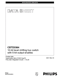 Datasheet CBTD3384 производства Philips