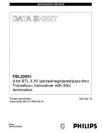 Datasheet FBL22031BB производства Philips