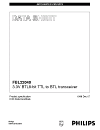 Datasheet FBL22040BB производства Philips
