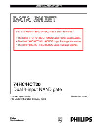 Datasheet HCT20 производства Philips