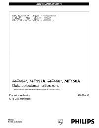 Datasheet I74F157AN manufacturer Philips