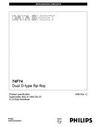 Datasheet I74F74N manufacturer Philips