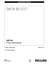 Datasheet I74F776A manufacturer Philips
