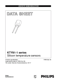 Datasheet KTY81-122 производства Philips