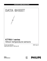 Datasheet KTY83 производства Philips