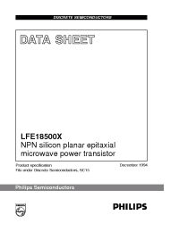 Datasheet LFE18500X производства Philips