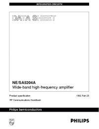 Datasheet NE5204A производства Philips
