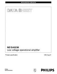 Datasheet NE5230N производства Philips