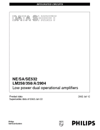 Datasheet NE532N производства Philips