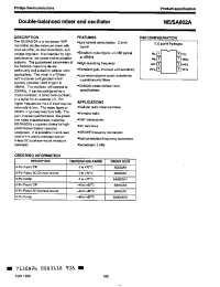 Datasheet NE602AFE производства Philips