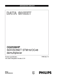 Datasheet OQ2536HP/C2 производства Philips