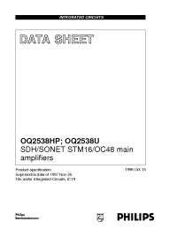 Datasheet OQ2538U производства Philips