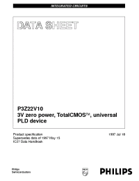 Datasheet P3Z22V1 manufacturer Philips