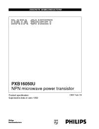 Datasheet PXB16050U manufacturer Philips