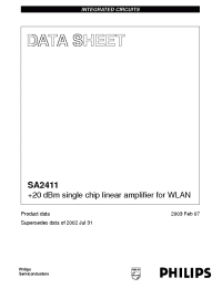 Datasheet SA2411DH производства Philips