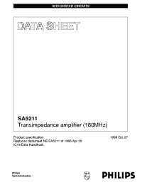 Datasheet SA5211 производства Philips