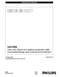 Datasheet SA57608XD производства Philips