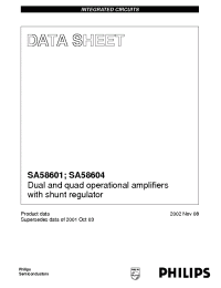 Datasheet SA58604D производства Philips