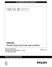Datasheet SA602 производства Philips