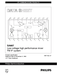 Datasheet SA607D производства Philips