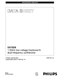 Datasheet SA7026DH производства Philips