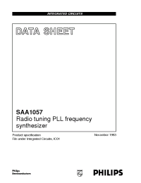 Datasheet SAA1057 производства Philips