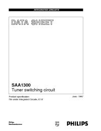 Datasheet SAA1300 производства Philips