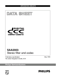 Datasheet SAA2003 производства Philips