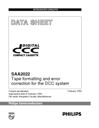 Datasheet SAA2022 производства Philips