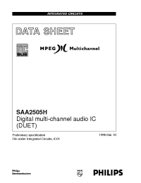 Datasheet SAA2505H-M1 производства Philips