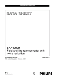 Datasheet SAA4992 производства Philips