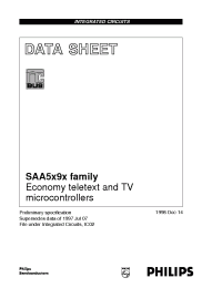 Datasheet SAA5290ZP/NV производства Philips