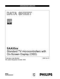 Datasheet SAA5500PS производства Philips
