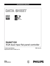 Datasheet SAA6713H производства Philips