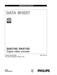 Datasheet SAA7102 производства Philips