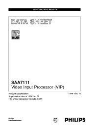 Datasheet SAA7111 производства Philips