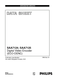 Datasheet SAA7124 производства Philips