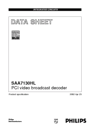 Datasheet SAA7130 производства Philips