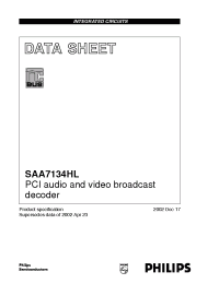 Datasheet SAA7134 производства Philips