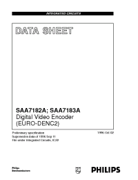 Datasheet SAA7182A производства Philips
